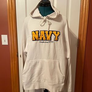Vintage Navy hoodie size men’s large